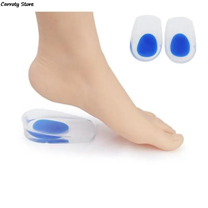 

Spur Support Shoe pad soles relieve foot pain protectors 1 Pair feet care Inserts health Silicon Gel heel Cushion insoles