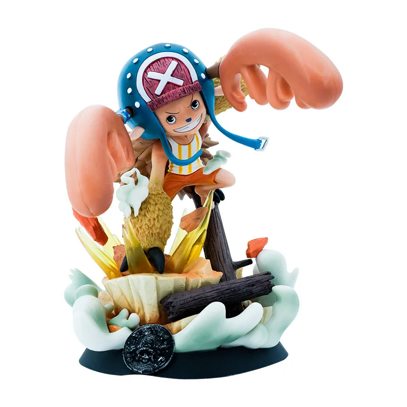

20X30cmPT Chopper Figure One Piece Anime GK Enhanced Wrestling Form Tony Chopper Anime Collection PVC Ornament Figurine Toy Doll