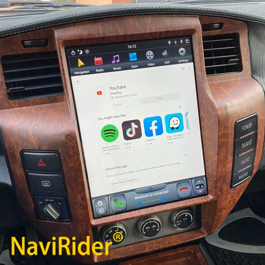 

12,1-дюймовый экран Tesla Android для Nissan Patrol V 5 Y61 LHD RHD 2004-2021 Автомобильный DVD-радио Стерео Мультимедийный плеер Wi-Fi GPS