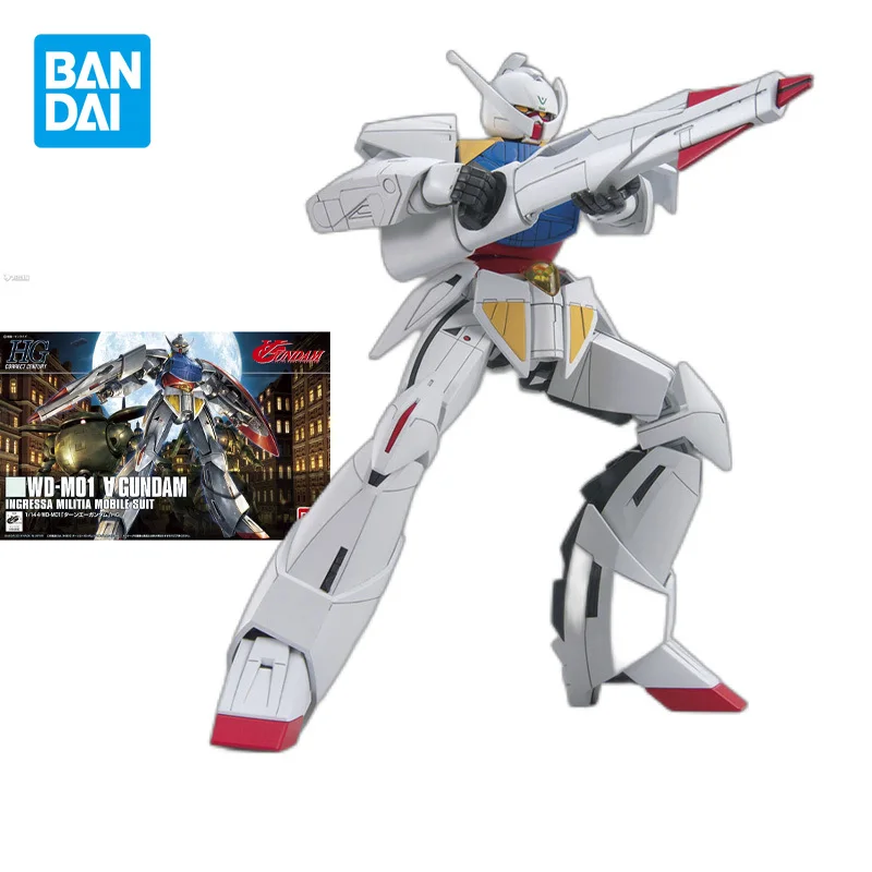 

Bandai Original GUNDAM HGUC H177 WD-MO1 A 1/144 Anime Action Figure Assembly Model Toys Collectible Model Gifts For Children
