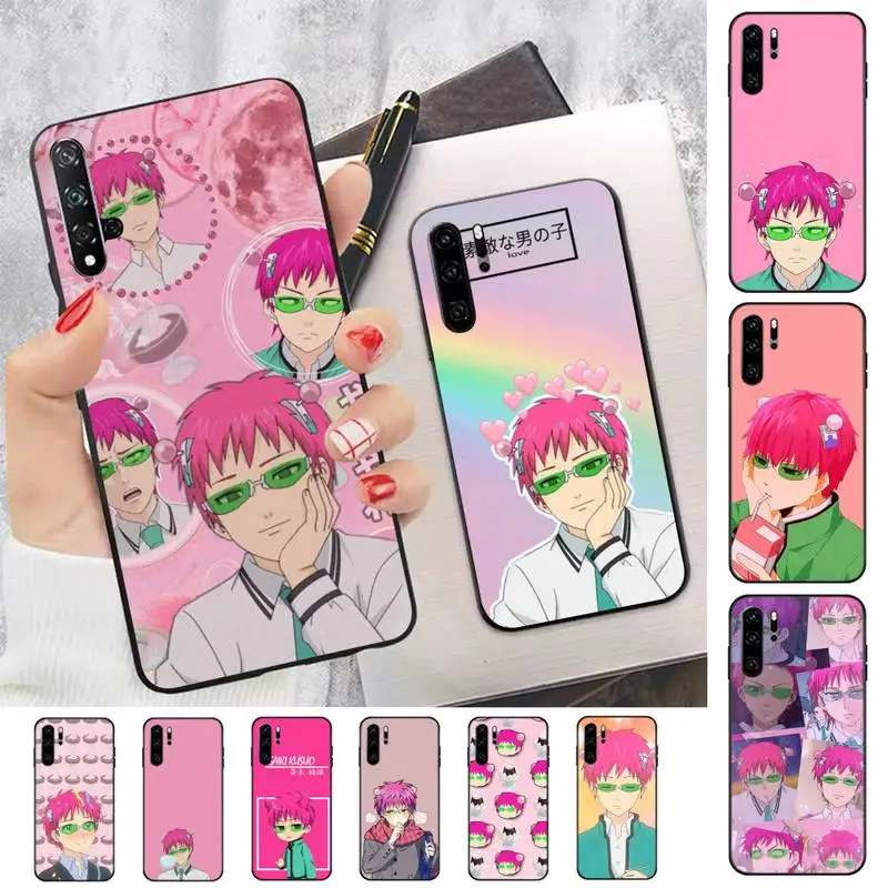 

Japan Anime The Disastrous Life of Saiki K Phone Case for Huawei Honor 10 i 8X C 5A 20 9 10 30 lite pro Voew 10 20 V30