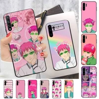 japan anime the disastrous life of saiki k phone case for huawei honor 10 i 8x c 5a 20 9 10 30 lite pro voew 10 20 v30