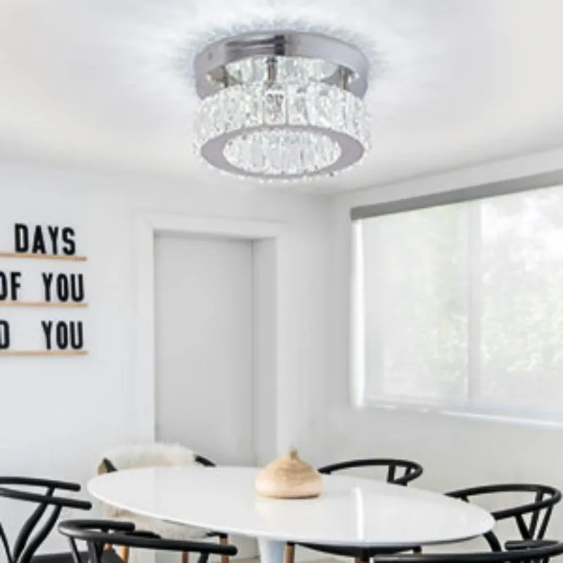 Современные блестящие потолочные светильники со стразами бытовая техника