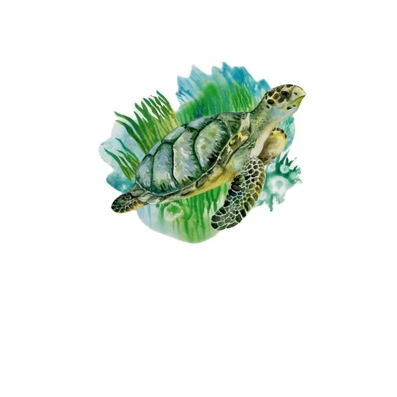 

Наклейки на стену с морскими водорослями, черепашками