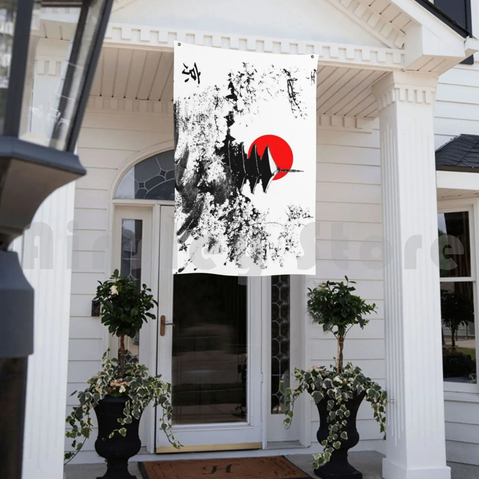 Флаг старой столицы в киоте флаг автомобиля забавный японский Киотский