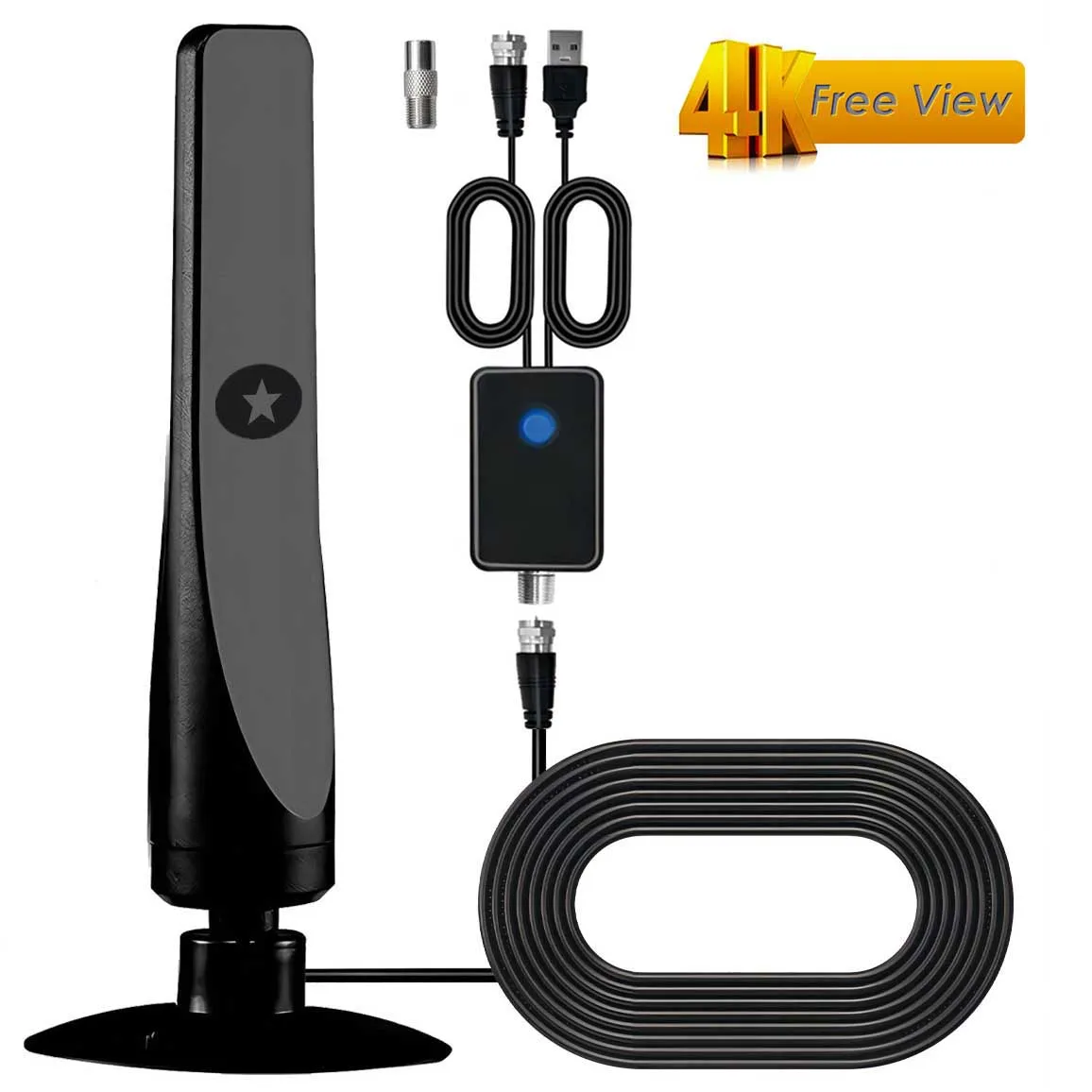 

Цифровая ТВ-антенна Ground Wave HDTV Вертикальная присоска антенна высокой четкости DVB-T2 Европа и Америка