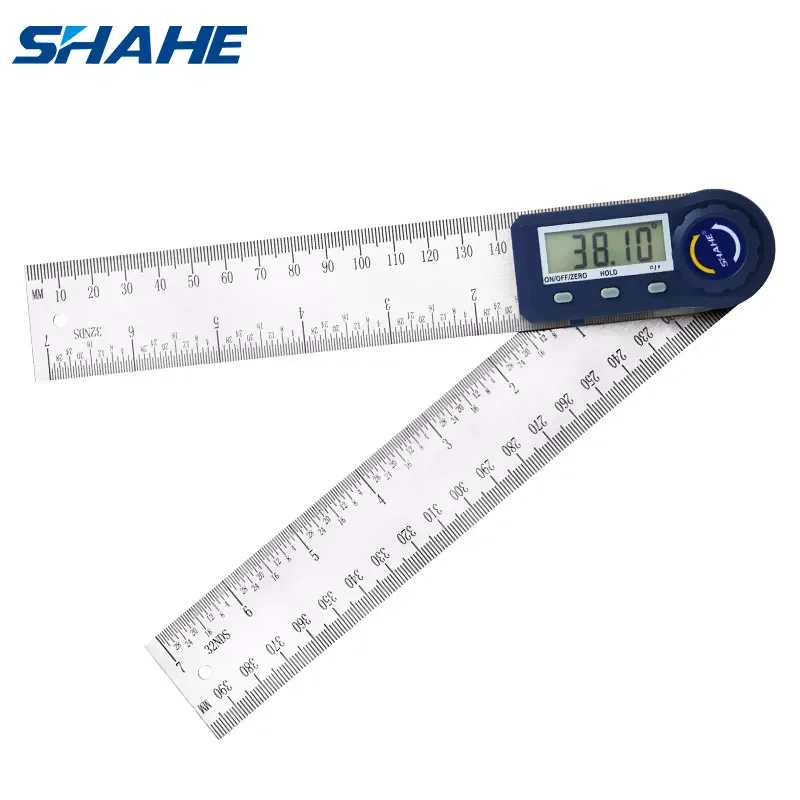

Shahe 0-200 mm 7'' Digital Protractor Angle Ruler Electron Goniometer Protractor Inclinometer Angle Meter Measuring Too