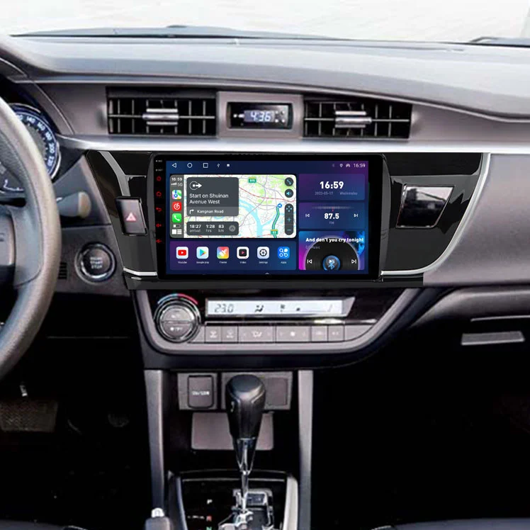 

QLED 2000*1200P 8 ядер 8 + 128G Android автомобильное радио для Toyota Corolla 11 E170 2012-2015 2016 LHD GPS навигация CarPlay 4G LTE DSP