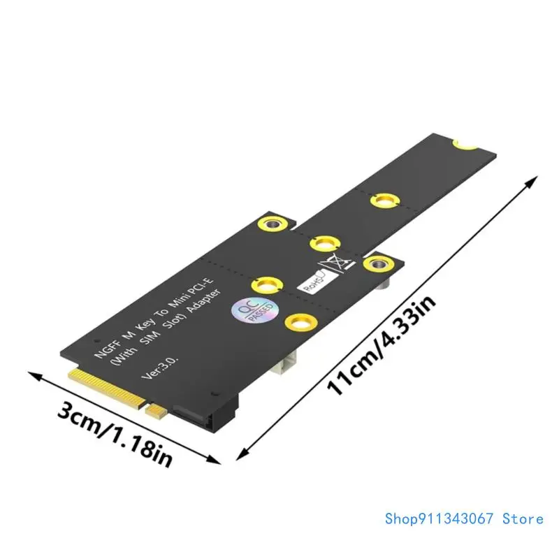 M.2 NGFF M Key для платы адаптера Mini PCIe 2242 2260 2280 221100 жесткого диска Прямая поставка
