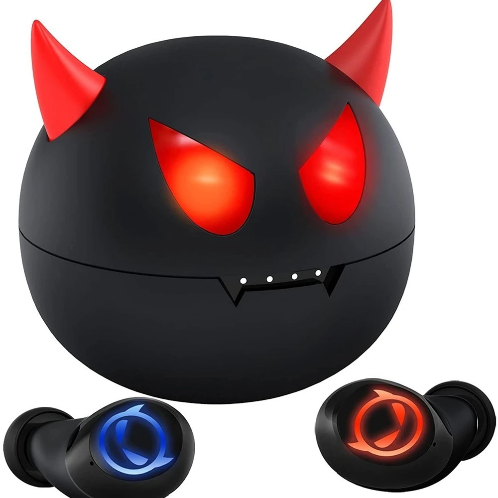 

X15 LP1S True Wireless Bluetooth Headphones Low Latency Touch Smart Earphones Noise Cancelling Earbuds Little Devil Headset