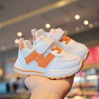 children sports shoes 2022spring and autumn new boys girls small white shoes breathable mesh shoes soft soled baby walking shoes
