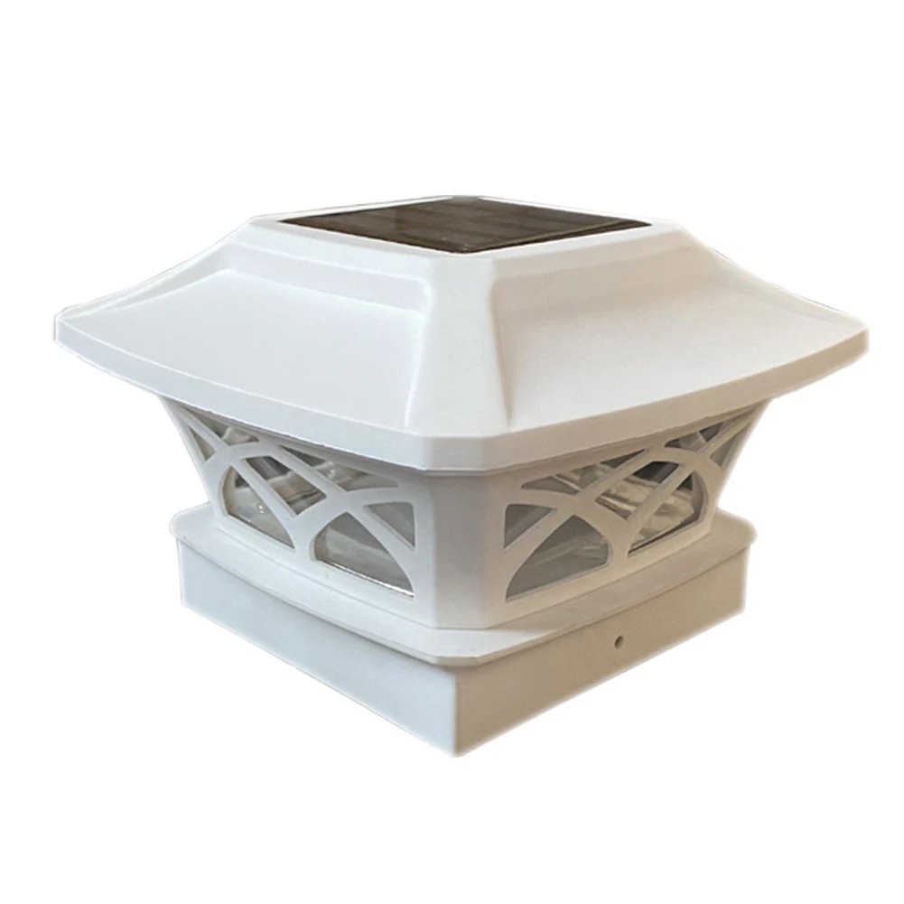 

Solar Powered Post Light IP65 Waterproof Outdoor Column Patio Fence Gate Street Lamp for Courtyard Landscape Garden LED