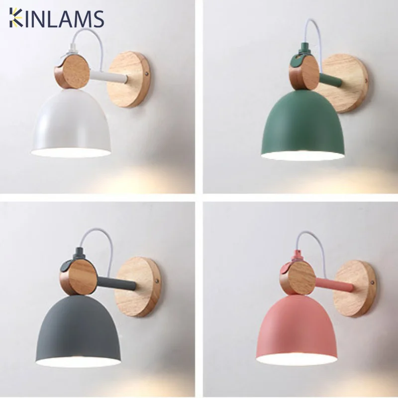 Современный Креативный прикроватный Железный настенный светильник для спальни