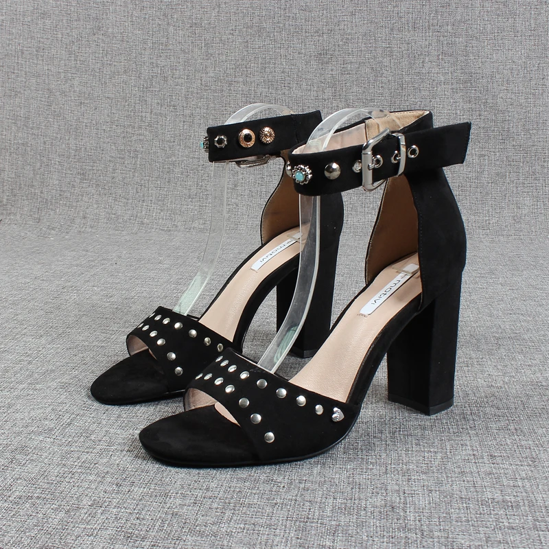 

Сандалии женские на высоком каблуке, удобная летняя обувь, с ремешком и пряжкой, открытый носок, гладиаторы, стразы, лето 2022