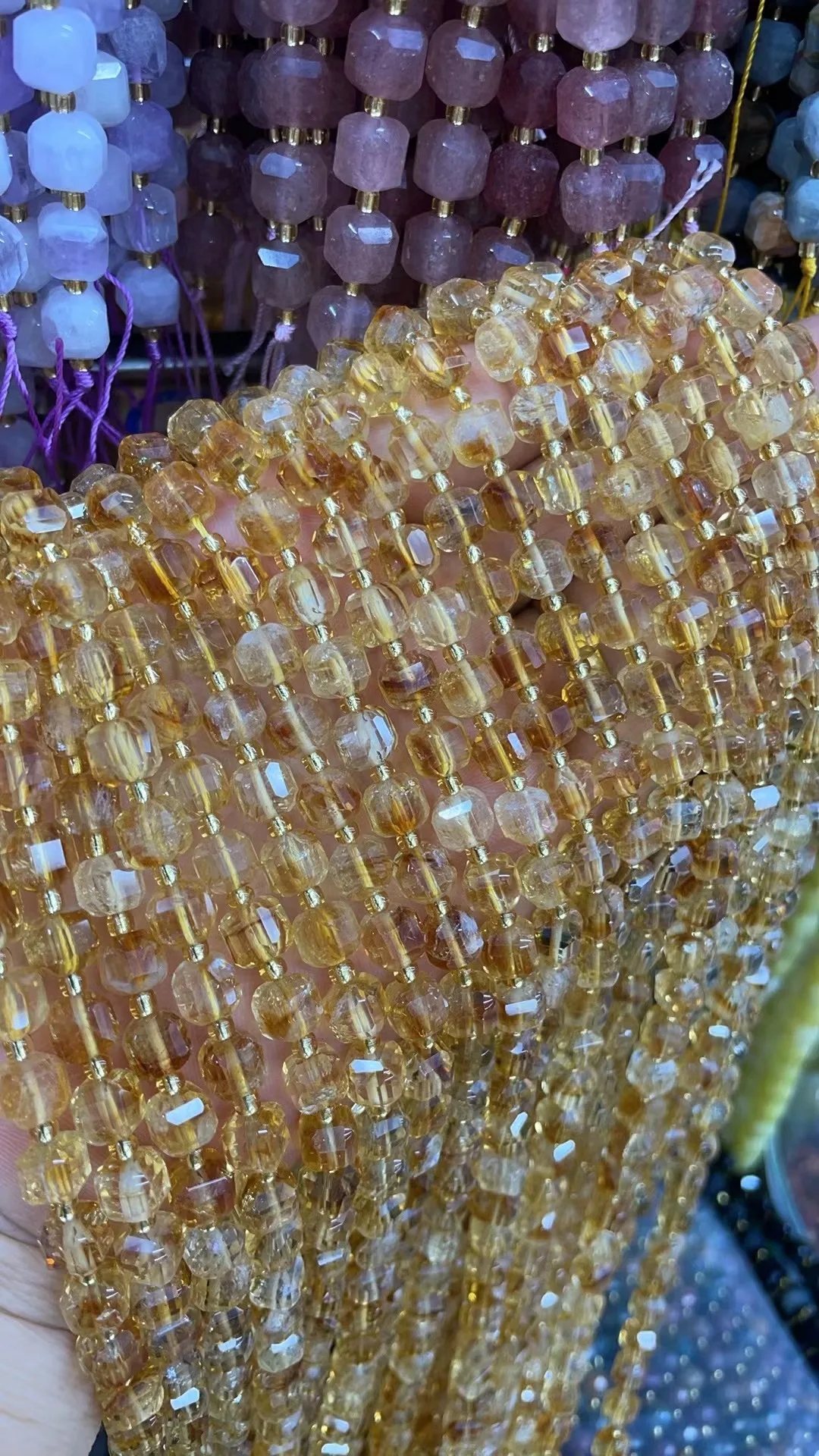 Натуральная сахарная поверхность Cltrlne Fang 6x6 мм 8x8 длина 39 вероятно 6 43 зерна 37 Garin