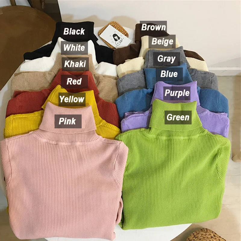 Женские свитера 2022 Модные осенние зимние топы корейский Тонкий женский пуловер