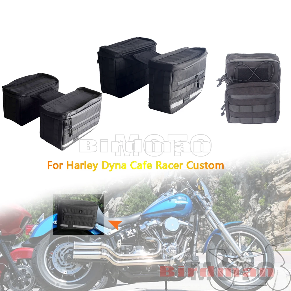 

Сумка сиденья для багажа, необходимая сумка для багажа, для Harley Dyna Softail Sportster XL Street Bob Low Rider FXD FXBB, сумка для инструментов