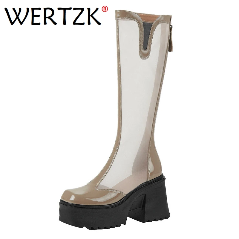 2022 г. Летние женские модные новые пикантные белые ботильоны на платформе с