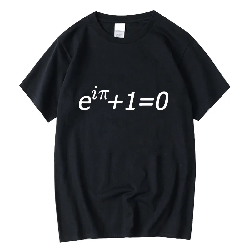 XIN YI-Camiseta 100% de algodón para hombre, camisa de manga corta con estampado de matemáticas, a la moda, geniales, camisetas para hombre