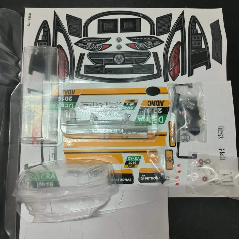 TC363 1/10 Benz C63 DTM RC прозрачный корпус автомобиля для дрифта ширина 190 мм 258 на дороге