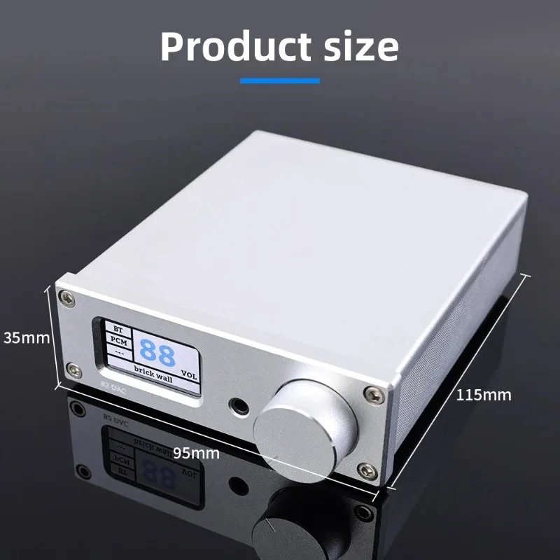 Rod Rain QCC3084 Bluetooth 5.4 Dual ES9038Q2M HD DAC DSD декодер HI-FI Bluetooth-приемник APTX-HD LDAC USB