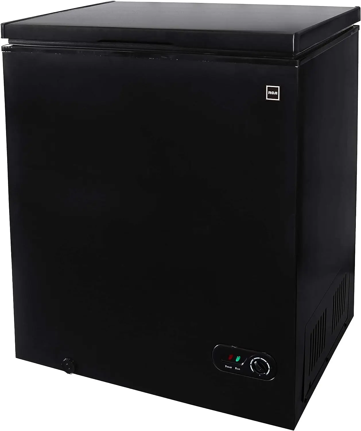 

RFRF510-BLACK Chest Freezer, Up to 141 L, 5.3 Cu. Ft. Capacity, Black