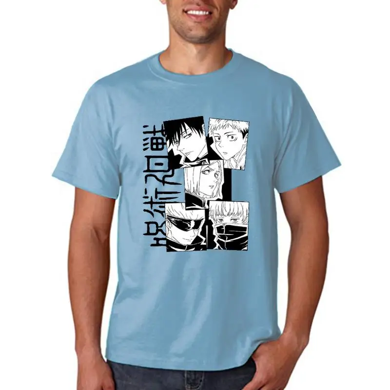 

Jujutsu Kaisen Print Tshirts Woman Oversize Casual O Neck Streetwear Top Hip Hop Oversized Short Sleeve Female Loose Anime Top