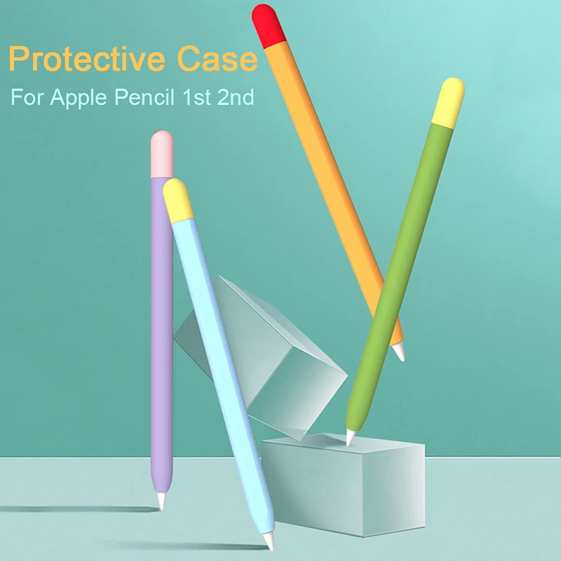 

Чехол для стилуса Apple Pencil 1 и 2 поколения, защитный, нескользящий, противоударный, для iPad Pen 2 и 1