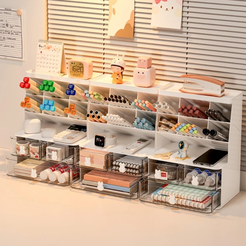 Настольный держатель для ручек настольный органайзер многофункциональный