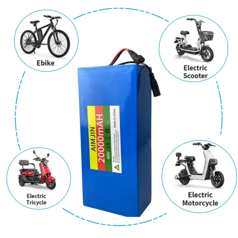 AIMJIN 13S5P 48В 20Ah литий-ионная батарея для электровелосипеда