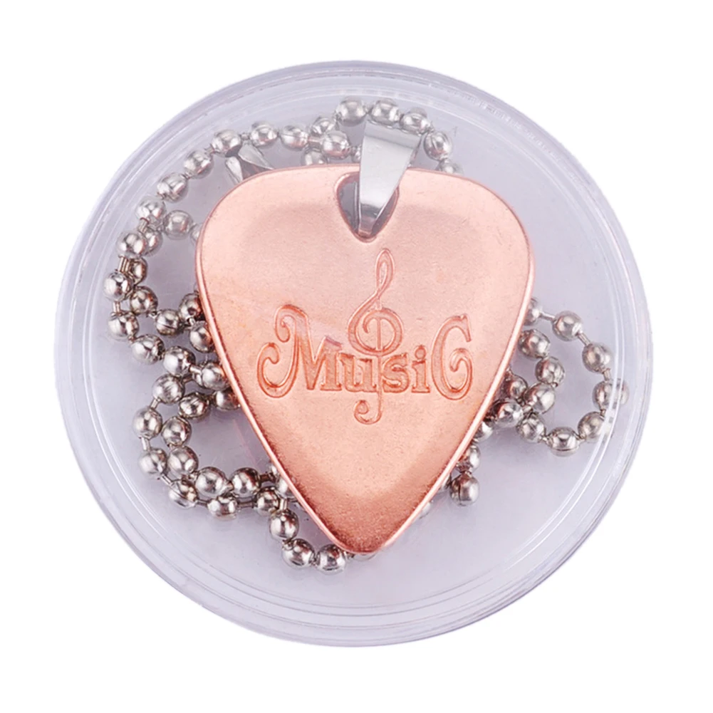 Металлический медиатор из цинкового сплава ожерелье с подвеской в виде