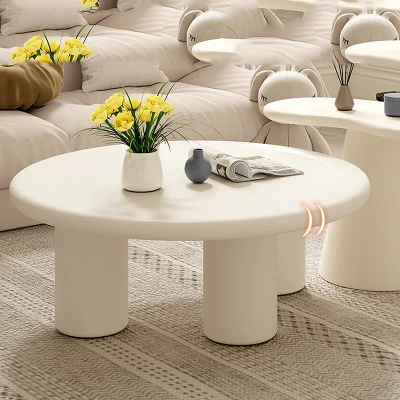 Круглый роскошный журнальный столик современный дизайн минималистичный