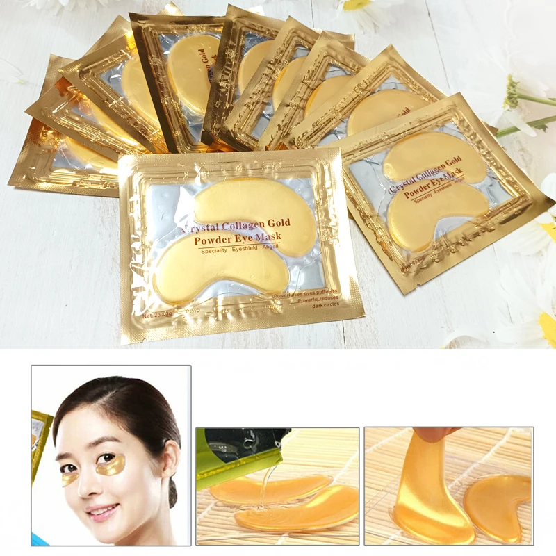 

5/8/10Pair Collagen Gold Eye Mask Gel Patches Skin Care Hyaluronic Acid Moisturizing Anti Aging Remove Dark Circles Eye Masks