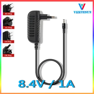 Imported Suitable For Massager Fascia Gun 8.4V 1A 1000ma Charger Cable Power Adapter Cable