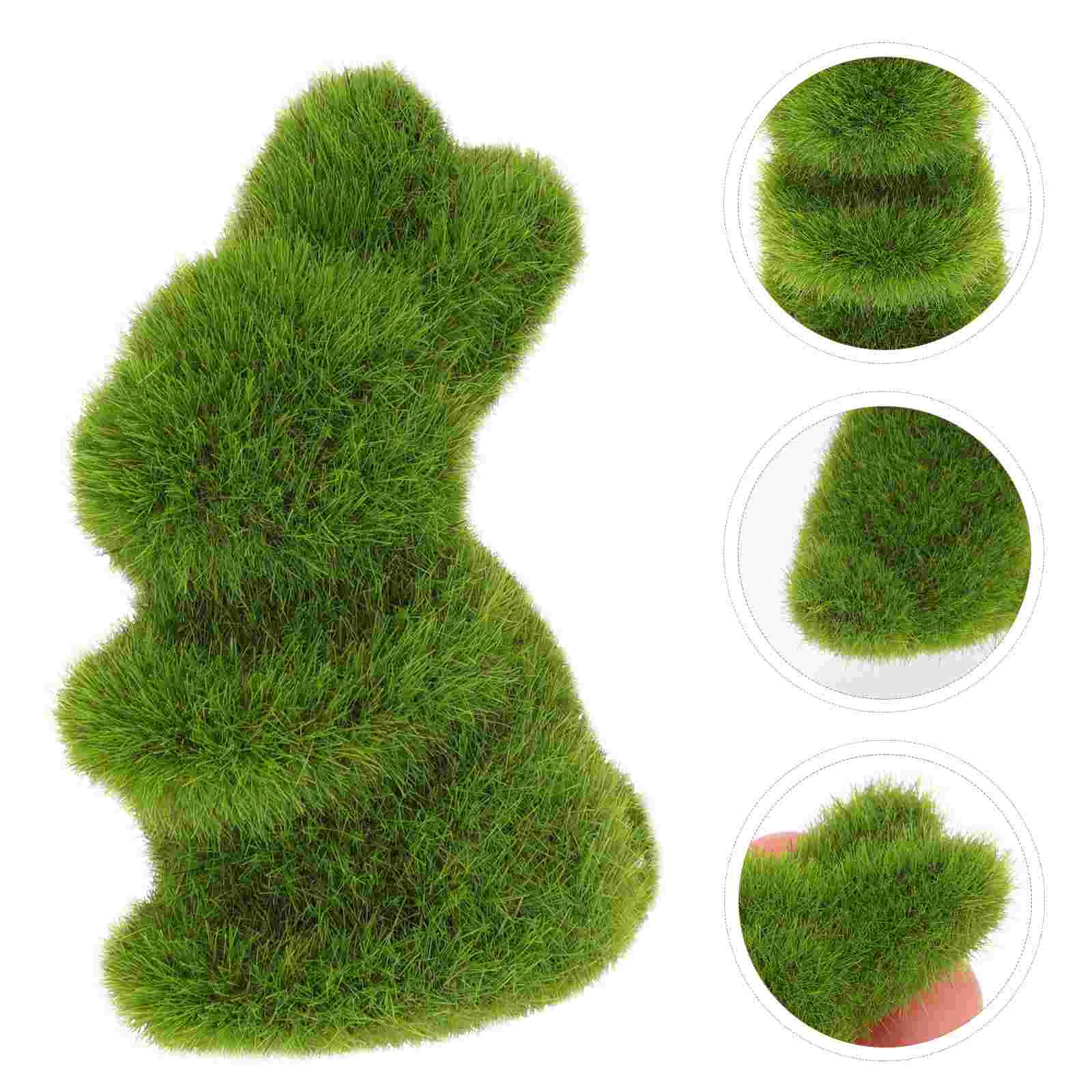 

3PCS Adorable Easter Rabbit Ornaments Garden Home Bunny Adorns Shop Window Photo Props