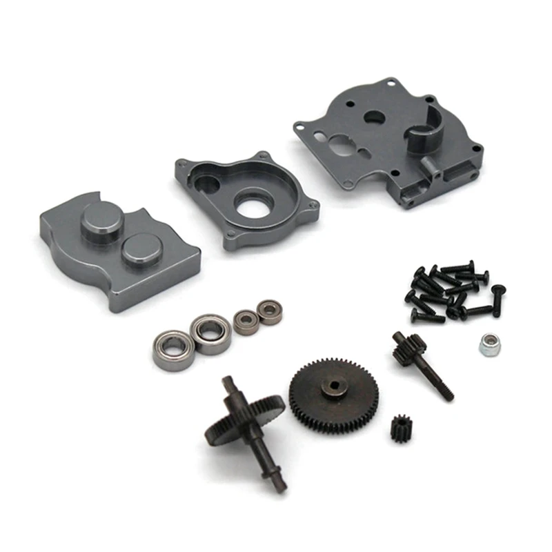 

Metal Transmission Gearbox Housing With Steel Gear For Xiaomi Suzuki Jimny 1/16 RC Crawler Car Upgrade Parts