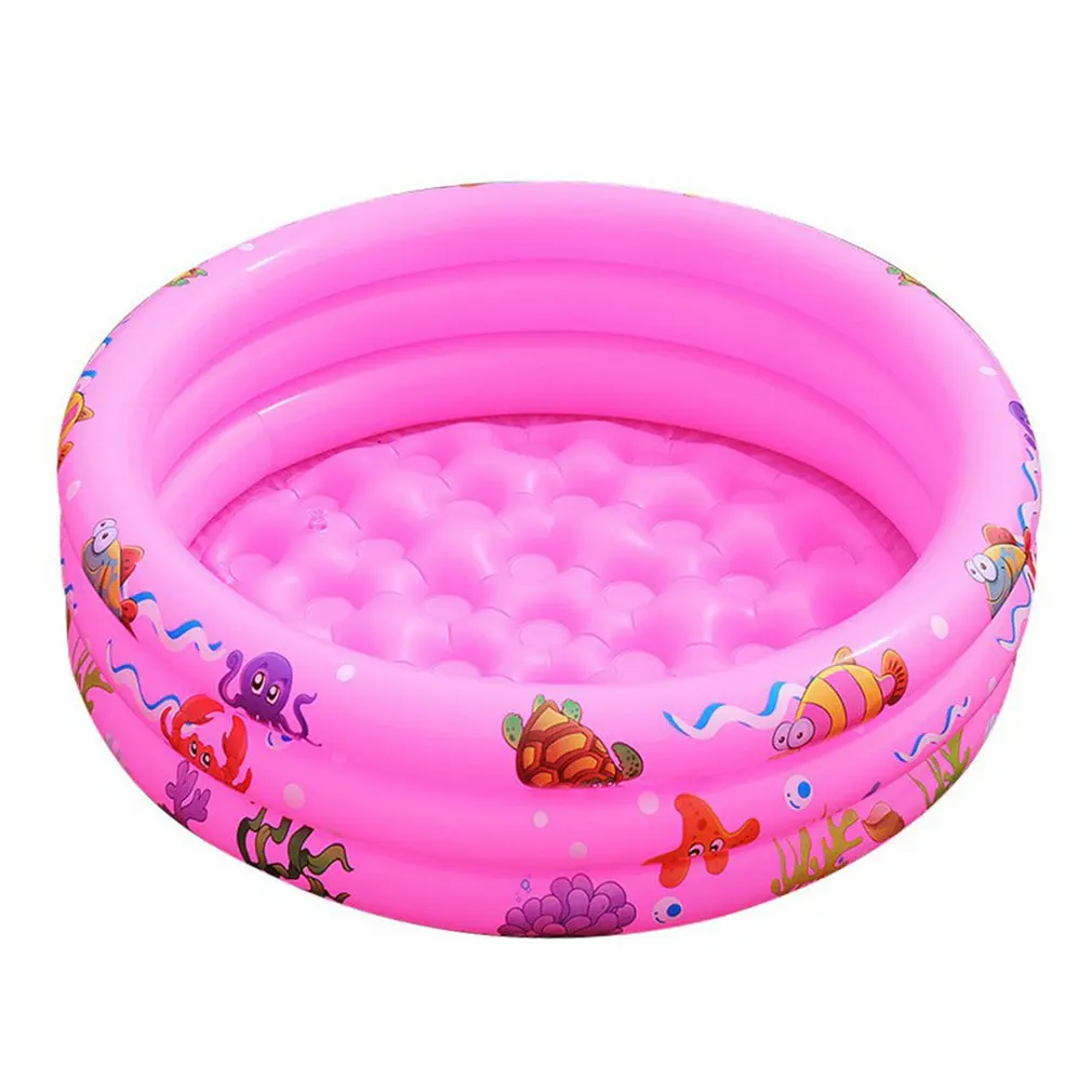 

Printing Children's Pool PVC Children Indoor Round Wear-resistant Portable Outdoor Accessories Durable Pool