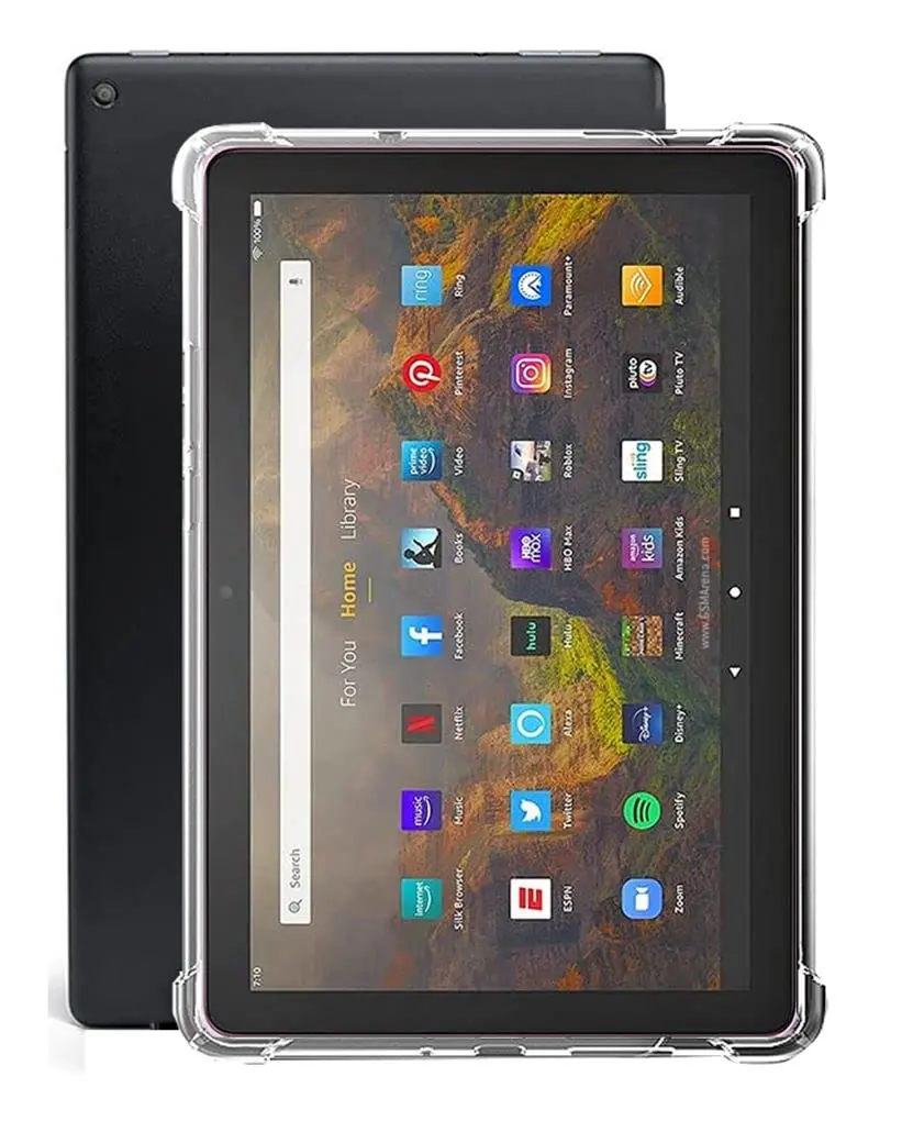 

Чехол для планшетов Amazon, полностью новый, Kindle Fire HD 10 и 10 Plus, прозрачный мягкий чехол из ТПУ 11 поколения 2021 выпуска 10,1 дюйма