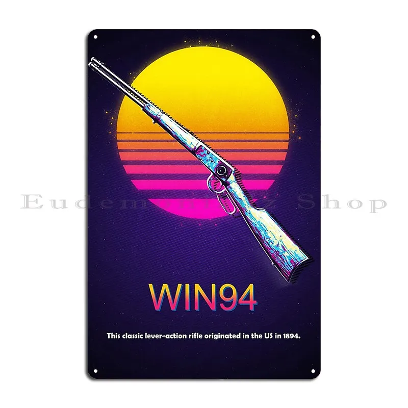 Win 94 оружия Xezyy металлические знаки классический паб ржавый клуб печатный