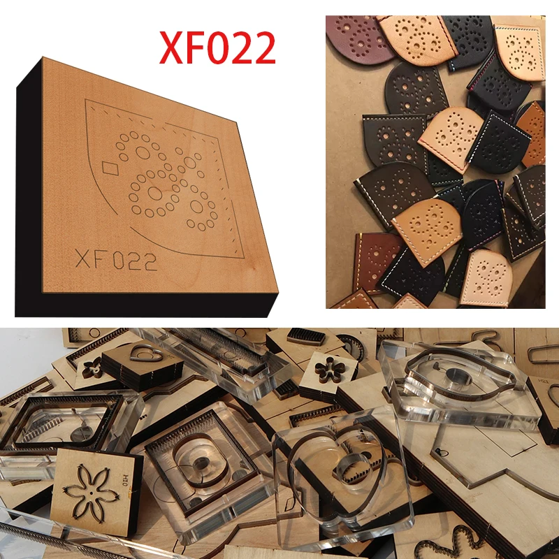 

New Japan Steel Blade Wooden Wallet Leather Craft Punch Hand Tool Cut Knife Mould Bookmark Cutting Die XF022