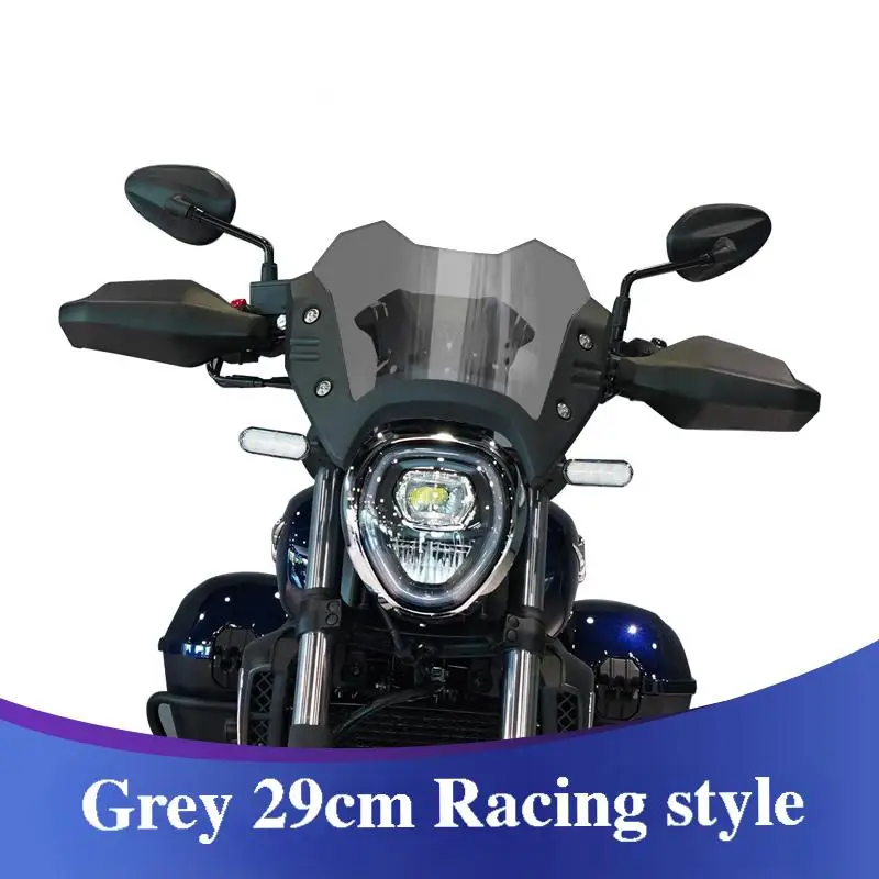 Фото Для Haojue SUZUKI TR300 защита груди ветрозащитные аксессуары для модификации TR 300 TR-300 переднее лобовое стекло мотоцикла №5