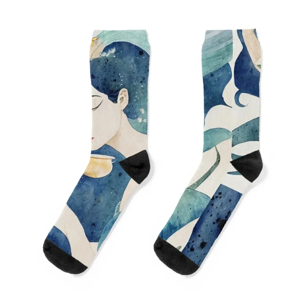 МЕРСАЛЬНАЯ КРАСИВАЯ ЖЕНСКАЯ НАПИВАЯ ЧАЙ ЭЛЕГАНТНАЯ ТРАДИЦИОНАЛЬНАЯ Midjourney AI Artwork