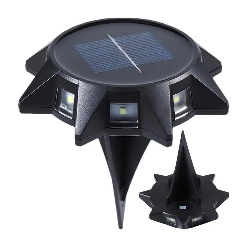 

Solar Ground Lights Outdoor Waterproof Octagonal Plug In LED Solar Ground Lights Landscape Lights For Pathway Yard Deck Patio