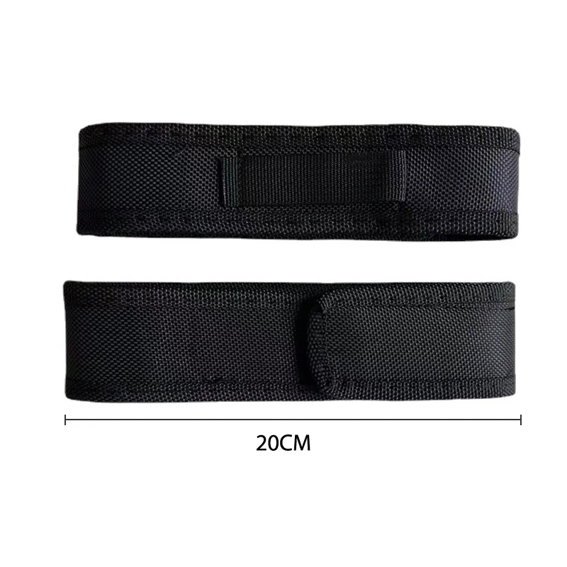 

20CM Nylon Belt Flashlight Holder Holster Bag Pouch Mini Flashlight Torchlight