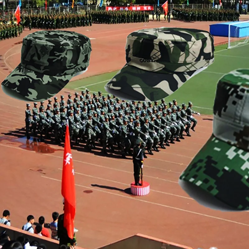 Камуфляжные стандартные бейсболки простые тактические военные армейские