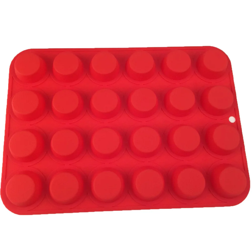 

1pc Muffin Tray Useful 24-Grid Cake Cake Maker for Indoor Inside