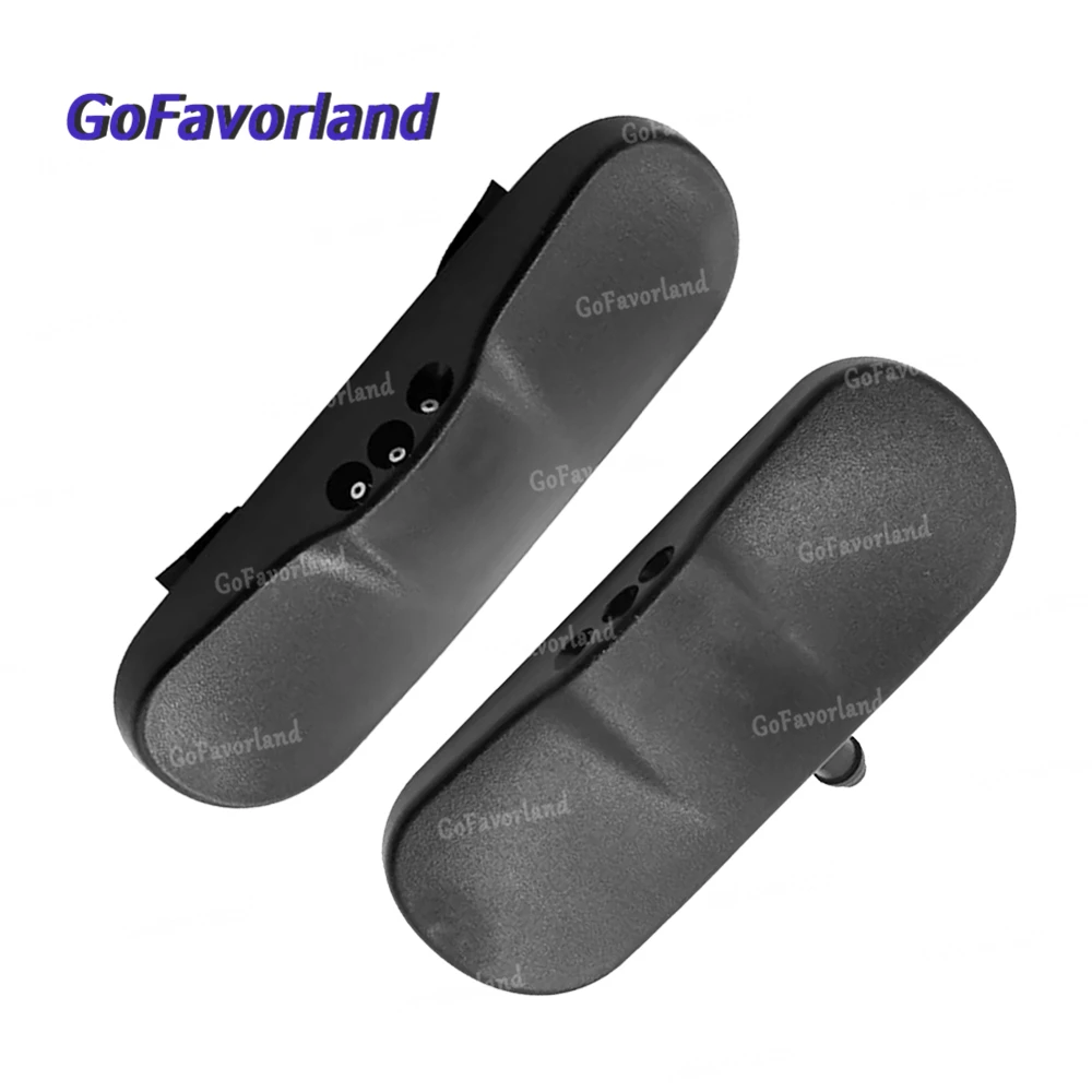 

Пара износостойка левая правое вентроское стекло мылка сопла пластик черный 95862807701 95862807711 для Porsche Cayenne 2011-2018