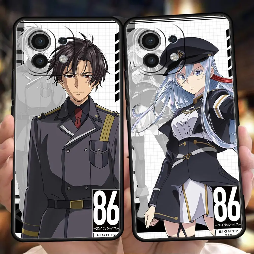 

Anime 86 Eighty Six Phone Case For Xiaomi Poco X3 X4 NFC F3 M3 M4 GT 11 12 Ultra 11X Pro Plus 9T Note 10 10T Lite 5G Soft Cover