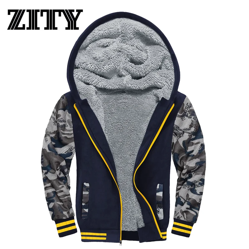 ZITY Boys Fleece Hoodie Sherpa Lined Kids 8-16Years Long Sleeve Sweatshirt Jacket Zipper Outerwear