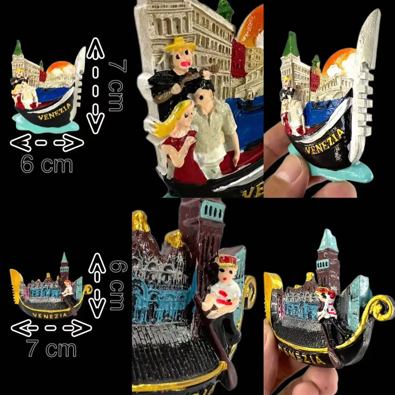 Магниты на холодильник Италия Венеция город воды путешествия памятные магнитные
